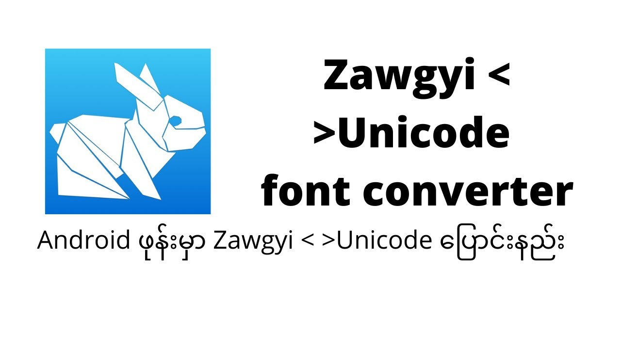unicode to zawgyi converter for mac